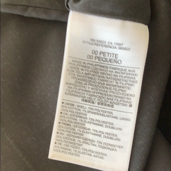 Banana Republic Black Textured Design Size 00P - Picture 8 of 10